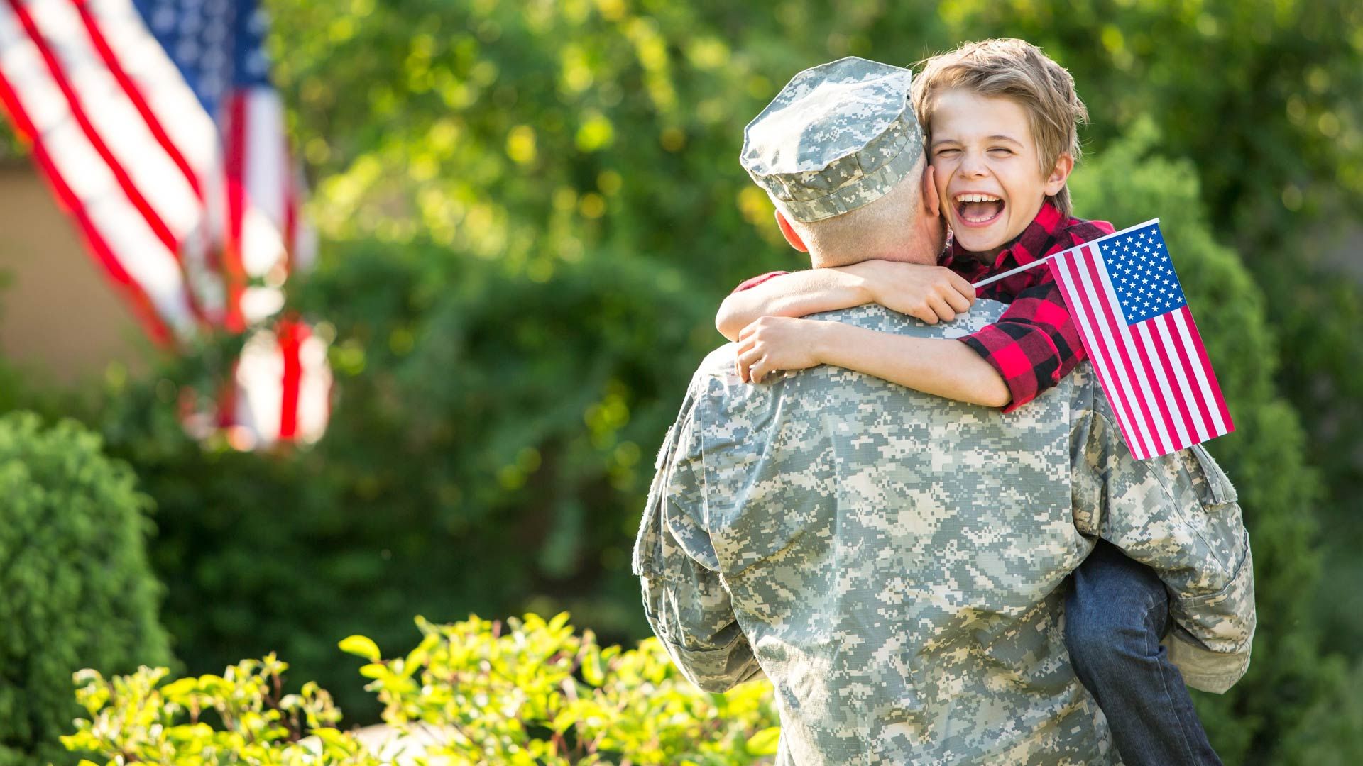 Parlare con un bambino nella tua vita del tuo servizio militare